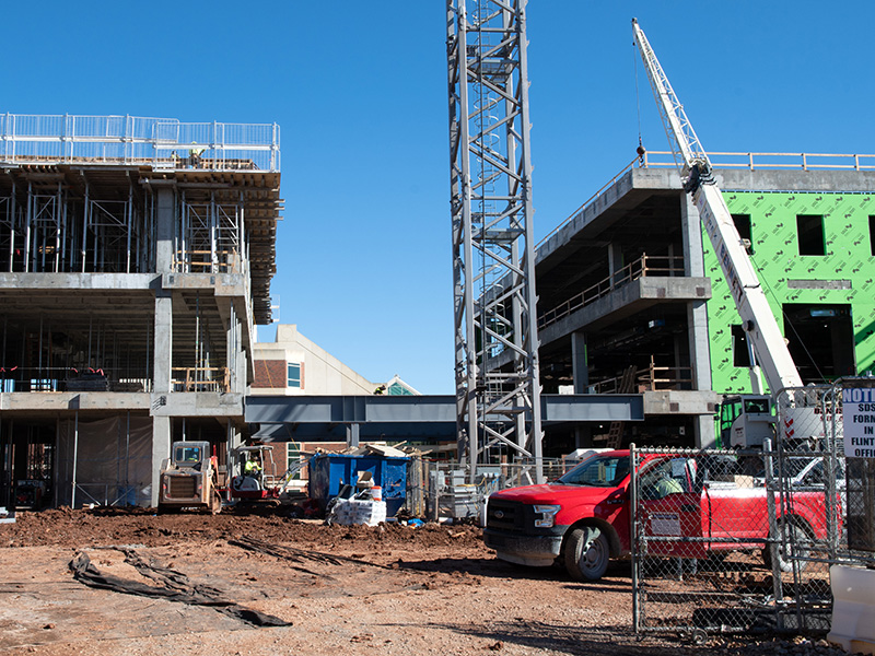 Installing framework for middle section
