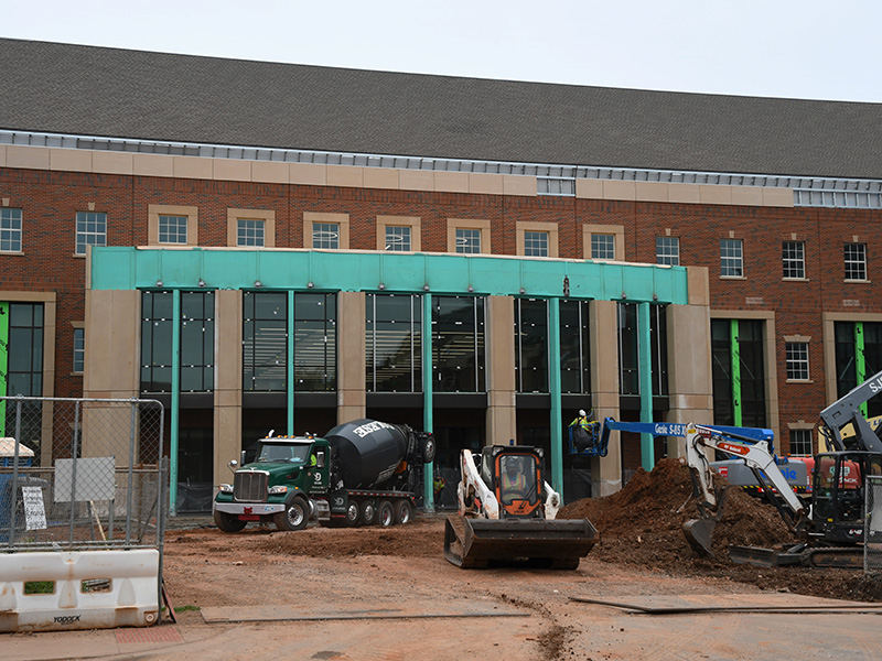 Entry way of the building