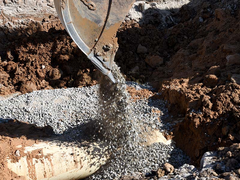 Connecting chilled water line
