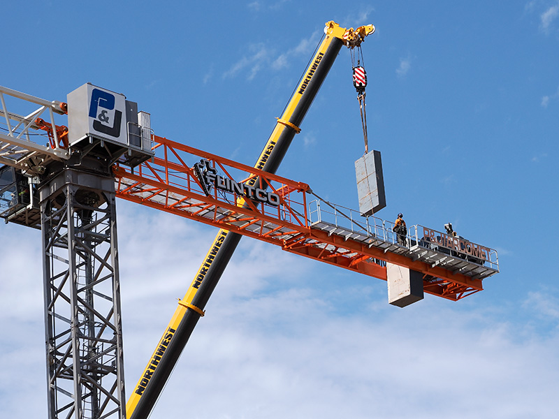 adding weights to crane
