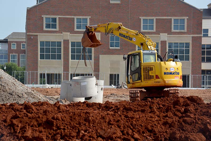 moving material on construction site