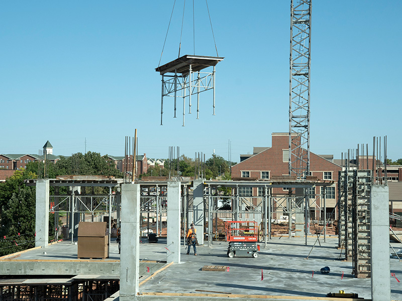 crane in action